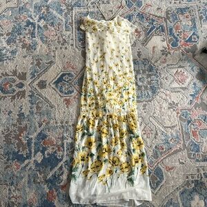 Zara Floral maxi dress